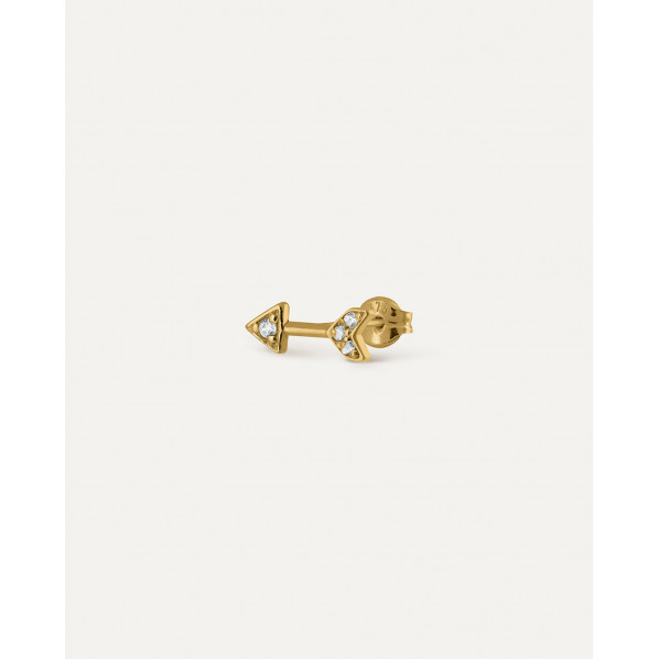 Gold Stud Earrings - Arrow Earring – ARTEMER