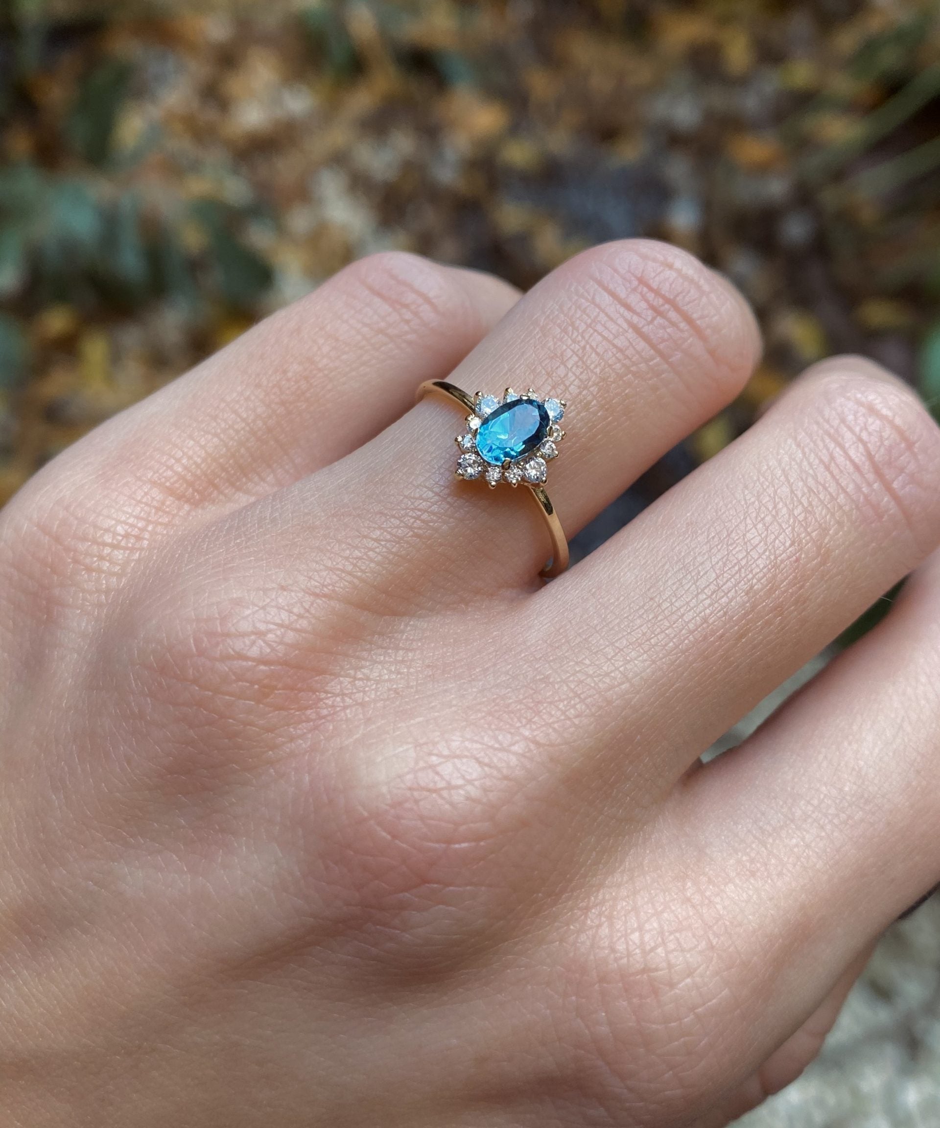 ANILLO PRINCESS LONDON BLUE