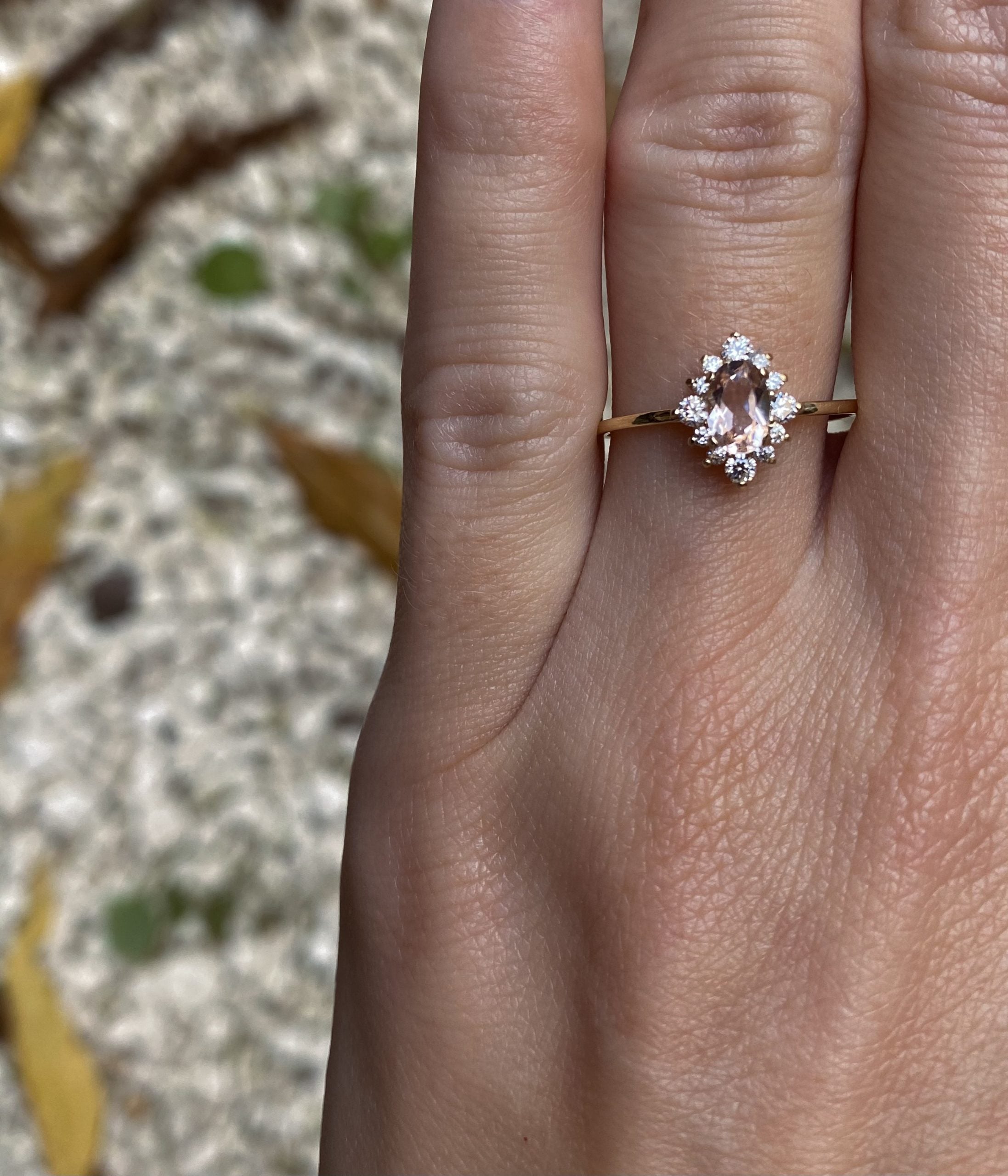 ANILLO PRINCESS MORGANITA