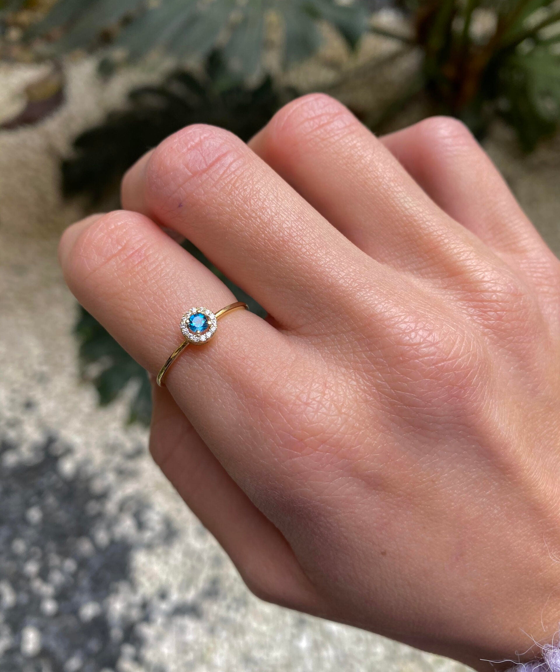 ANILLO ROUND LONDON BLUE