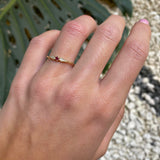 DOUBLE COMET RUBY RING
