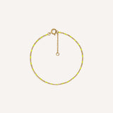 PULSERA ESMALTE AMARILLO FLÚOR