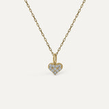 COLGANTE CORAZÓN PAVÉ