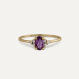ANILLO OVAL THREE AMATISTA