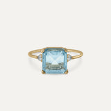 ANILLO GARRA TOPACIO AZUL