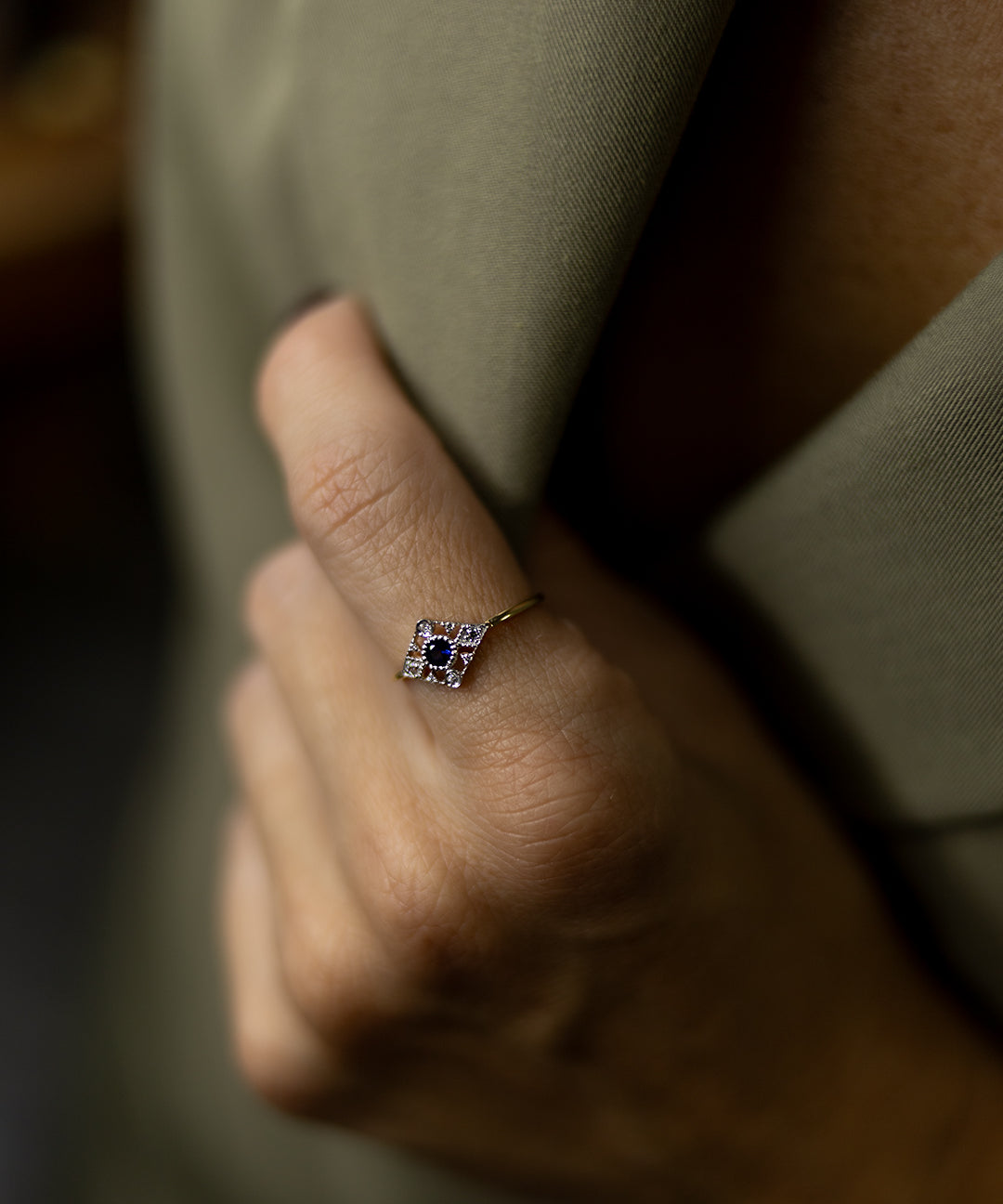 ANILLO MOSAICO ZAFIRO