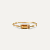 BARRETTE RING CITRINE