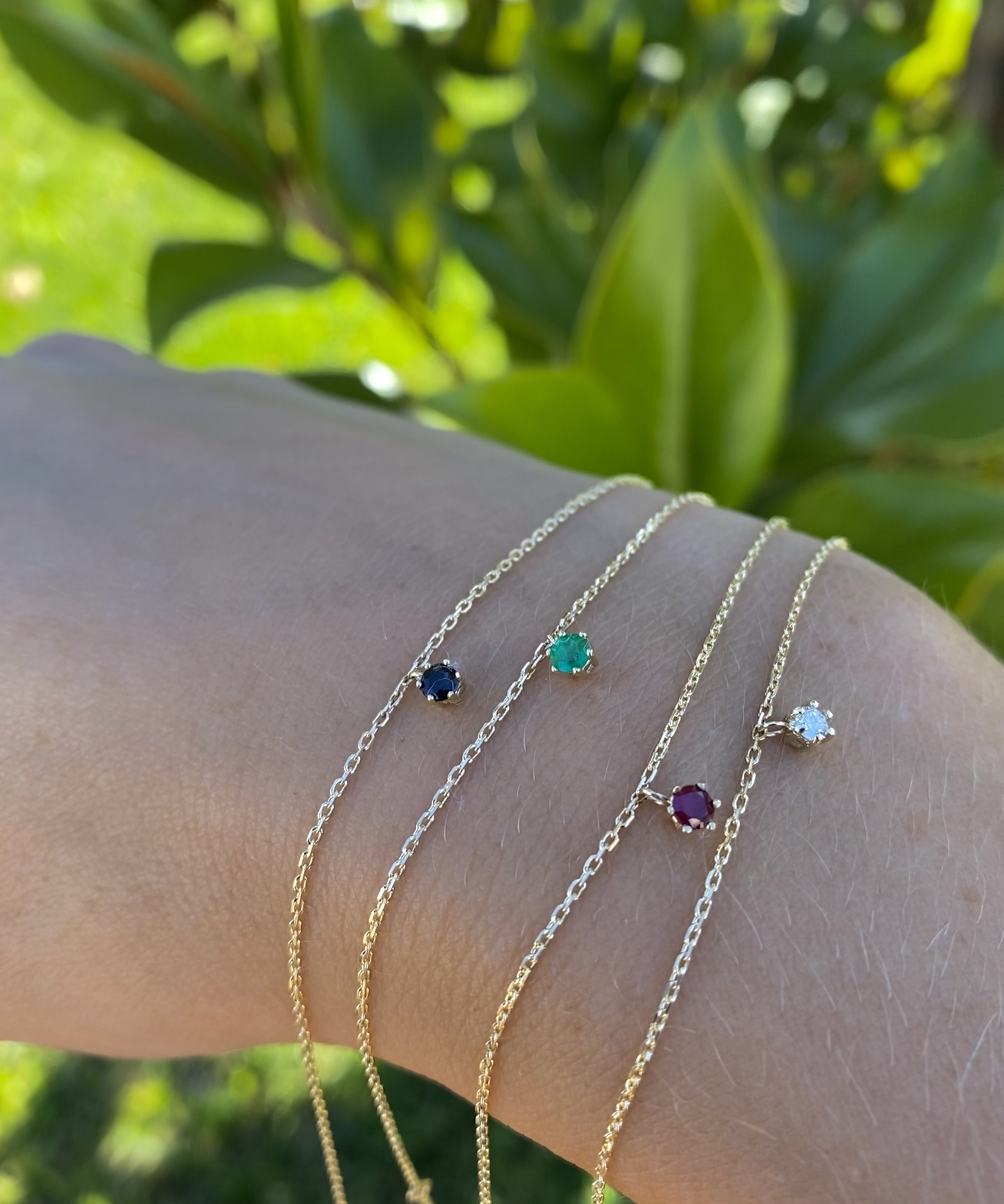 PULSERA CADENA GARRA ZAFIRO
