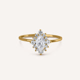 ANILLO PRINCESS PIEDRA BLANCA
