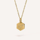 COLGANTE HEXÁGONO DIAMOND PERSONALIZADO