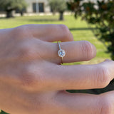ANILLO ROUND SKY Y PIEDRA BLANCA
