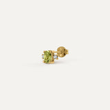 PENDIENTE OVAL MINI PERIDOTO