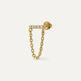 PENDIENTE STONE CHAIN