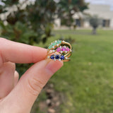 ANILLO TIARA ZAFIRO