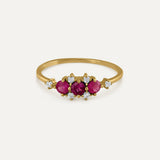 ANILLO TIARA RUBÍ