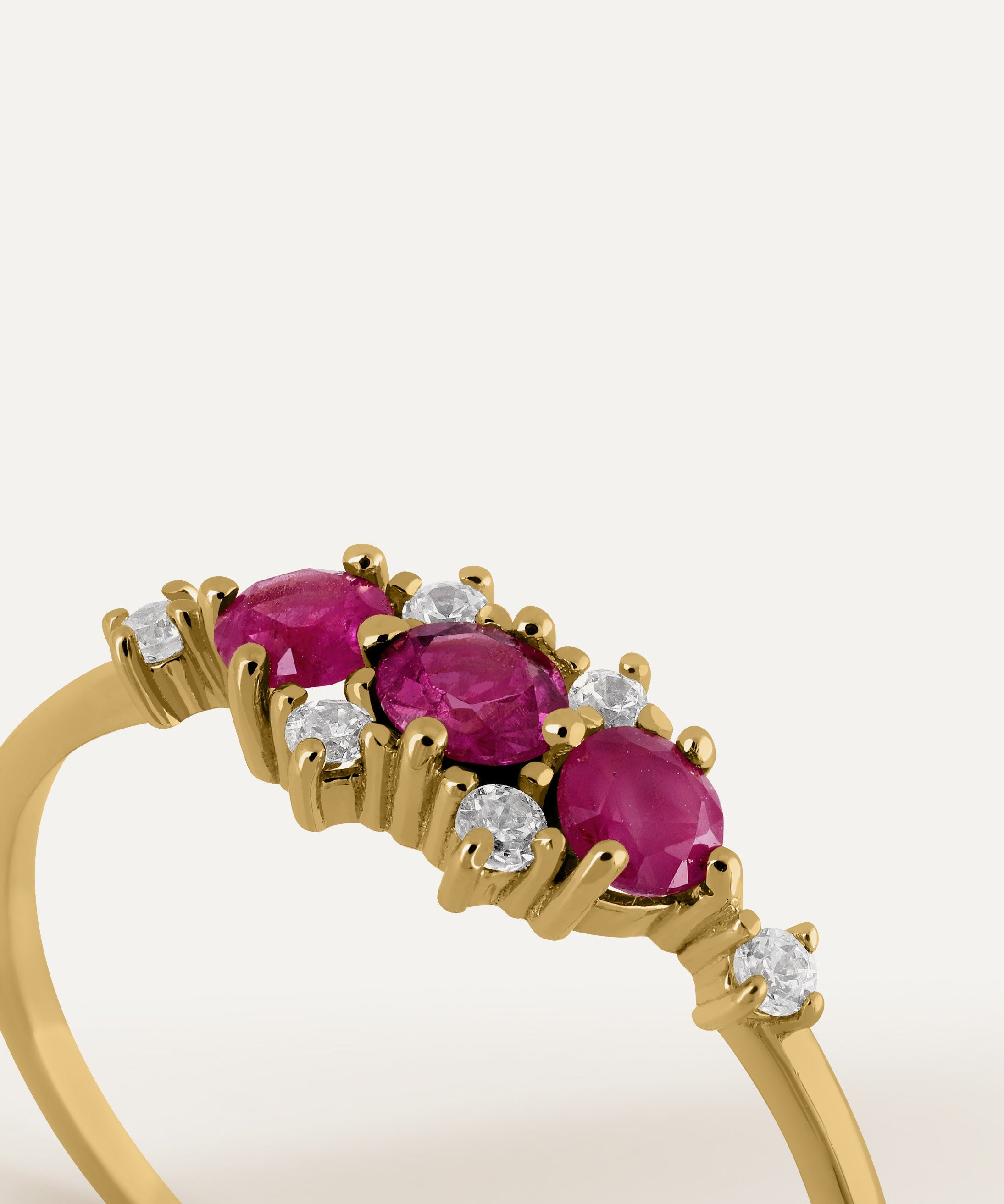 ANILLO TIARA RUBÍ