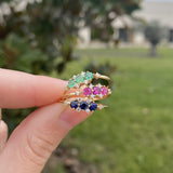 ANILLO TIARA RUBÍ