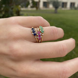 ANILLO TIARA RUBÍ