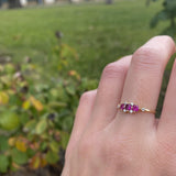 ANILLO TIARA RUBÍ