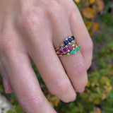 ANILLO TIARA ESMERALDA