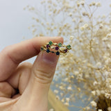 ANILLO TROIS WAVE RUBÍ
