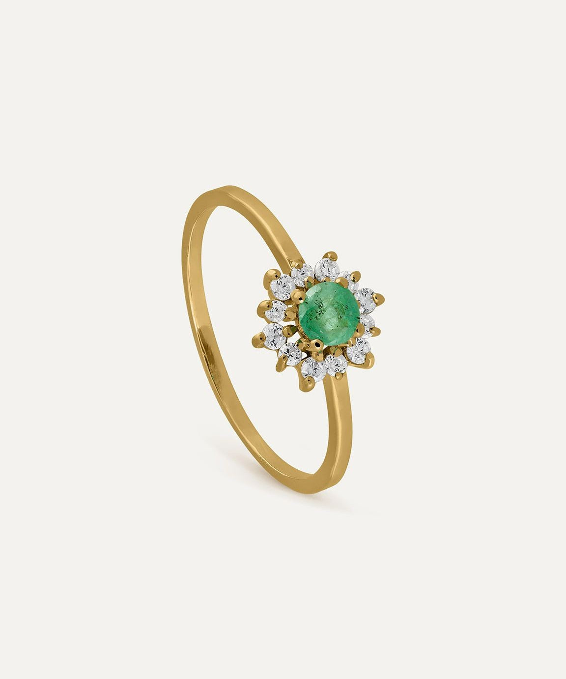 ANILLO FLEUR ESMERALDA