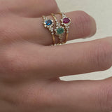 RING AMOUR LONDON BLUE