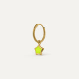 PENDIENTE ARO ESTRELLA ESMALTE KIDS