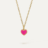 COLGANTE CORAZÓN ESMALTE KIDS