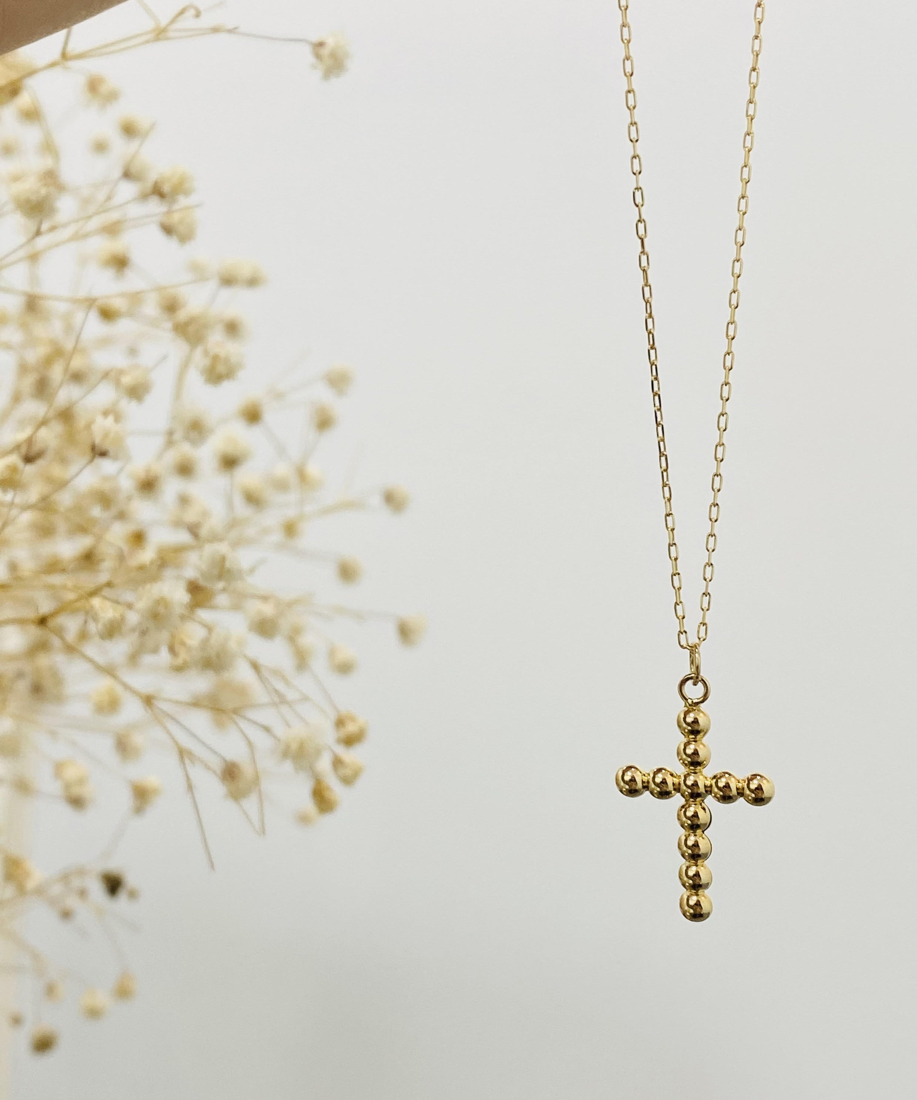 ANHÄNGER KREUZ KUGELN