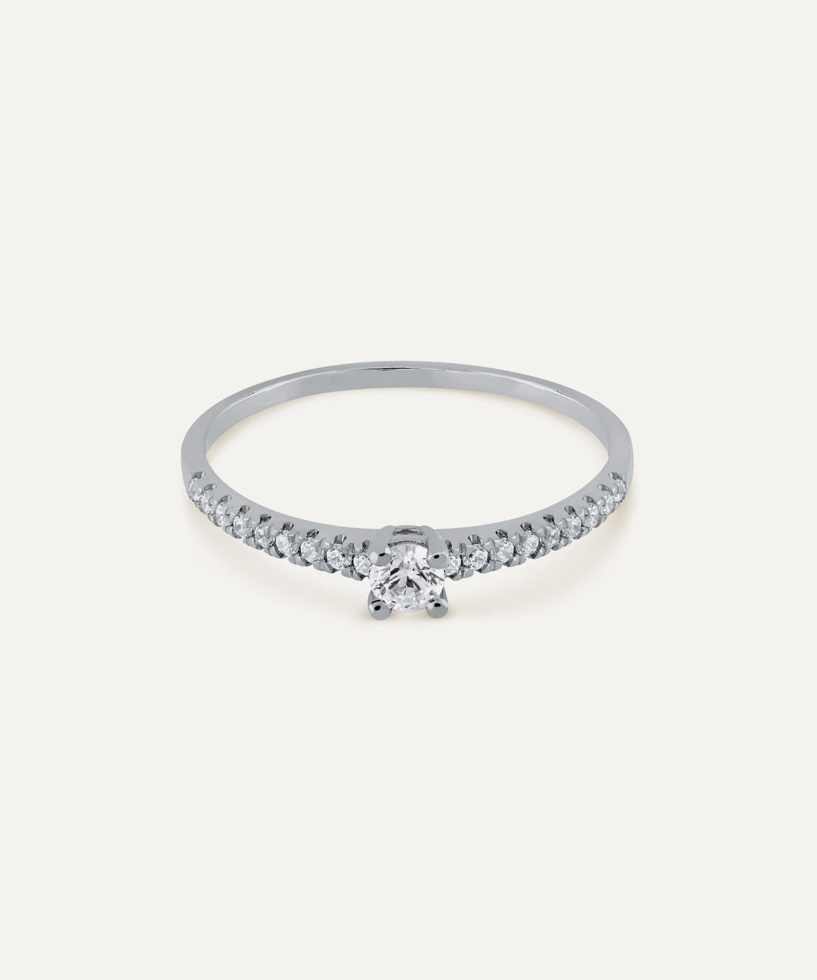 ANILLO SOLITARIO CARRIL DIAMOND 0.23CT