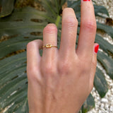 BARRETTE RING CITRINE