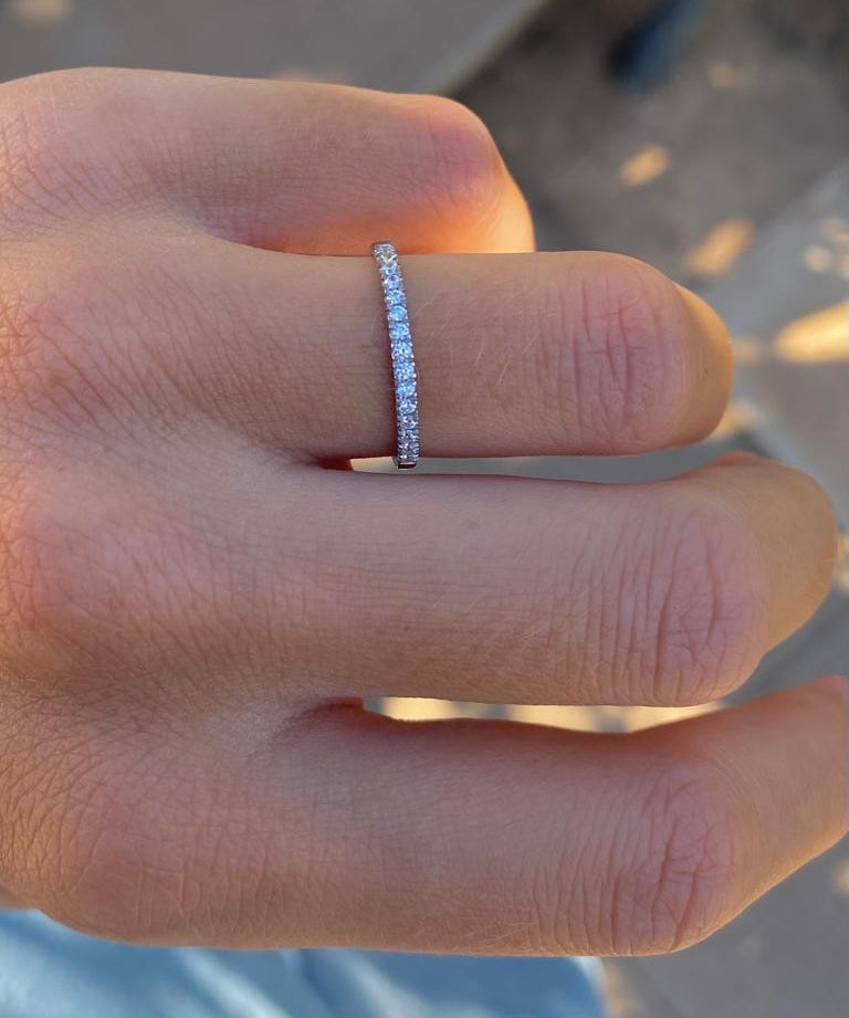 SCHIENENRING DIAMANT 0.15KT