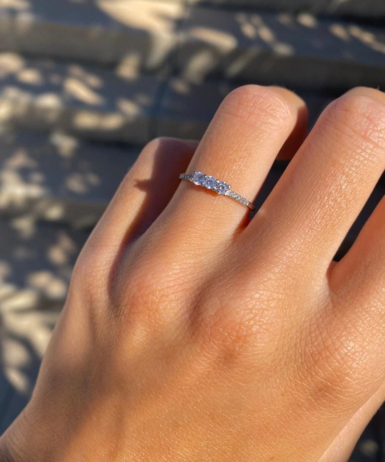 DREIFACH-DIAMANTRING