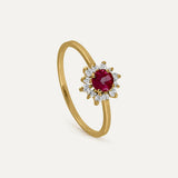 RUBY FLEUR RING