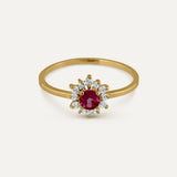RUBY FLEUR RING