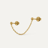 2MM BALL STUD EARRING YOU AND ME