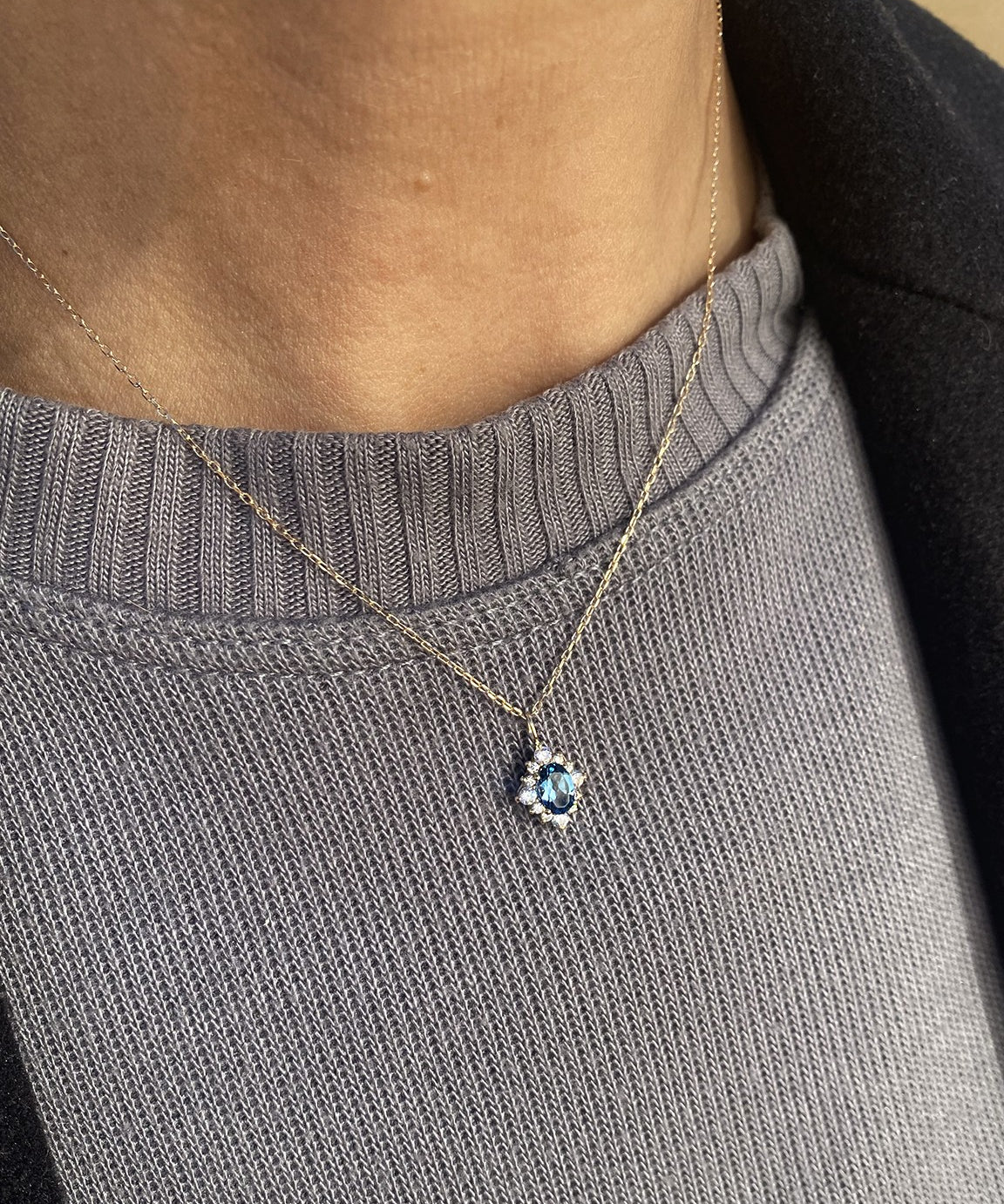 COLGANTE PRINCESS LONDON BLUE