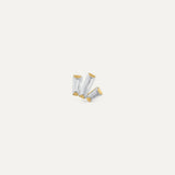 PENDIENTE ASYMETRIC BAGUETTE