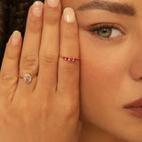 ANILLO ROSETÓN MORGANITA
