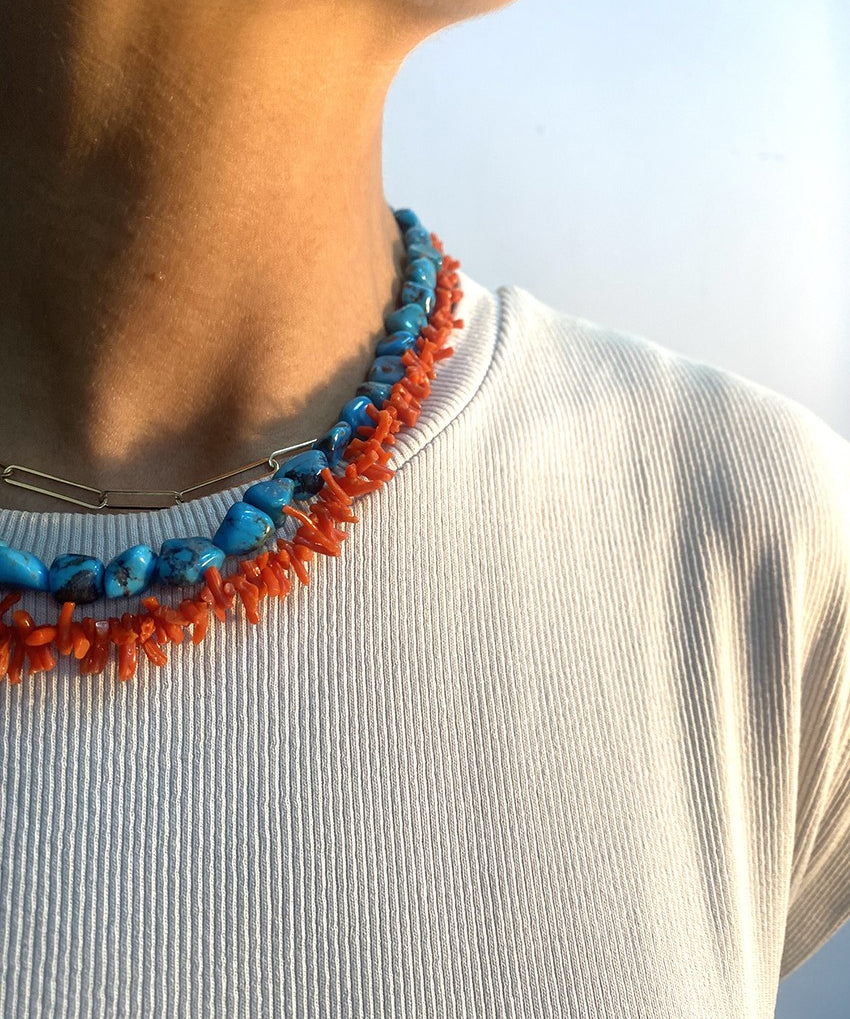 NATURAL TURQUOISE CHOKER