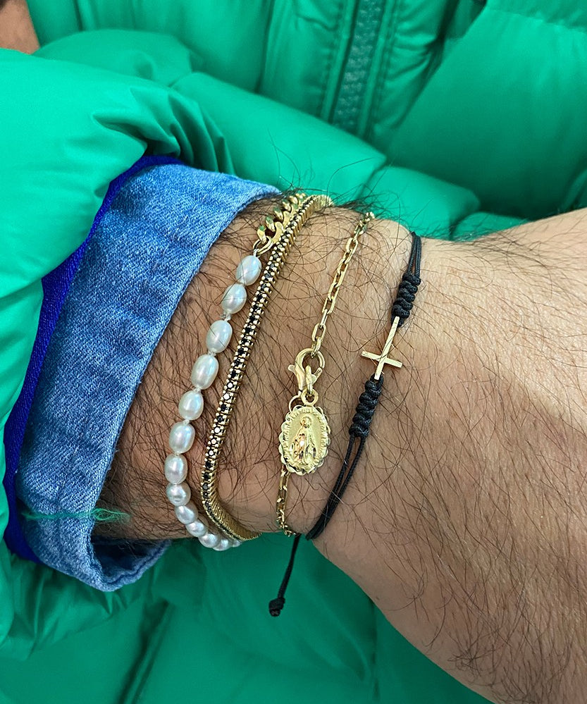 PULSERA HILO CRUZ