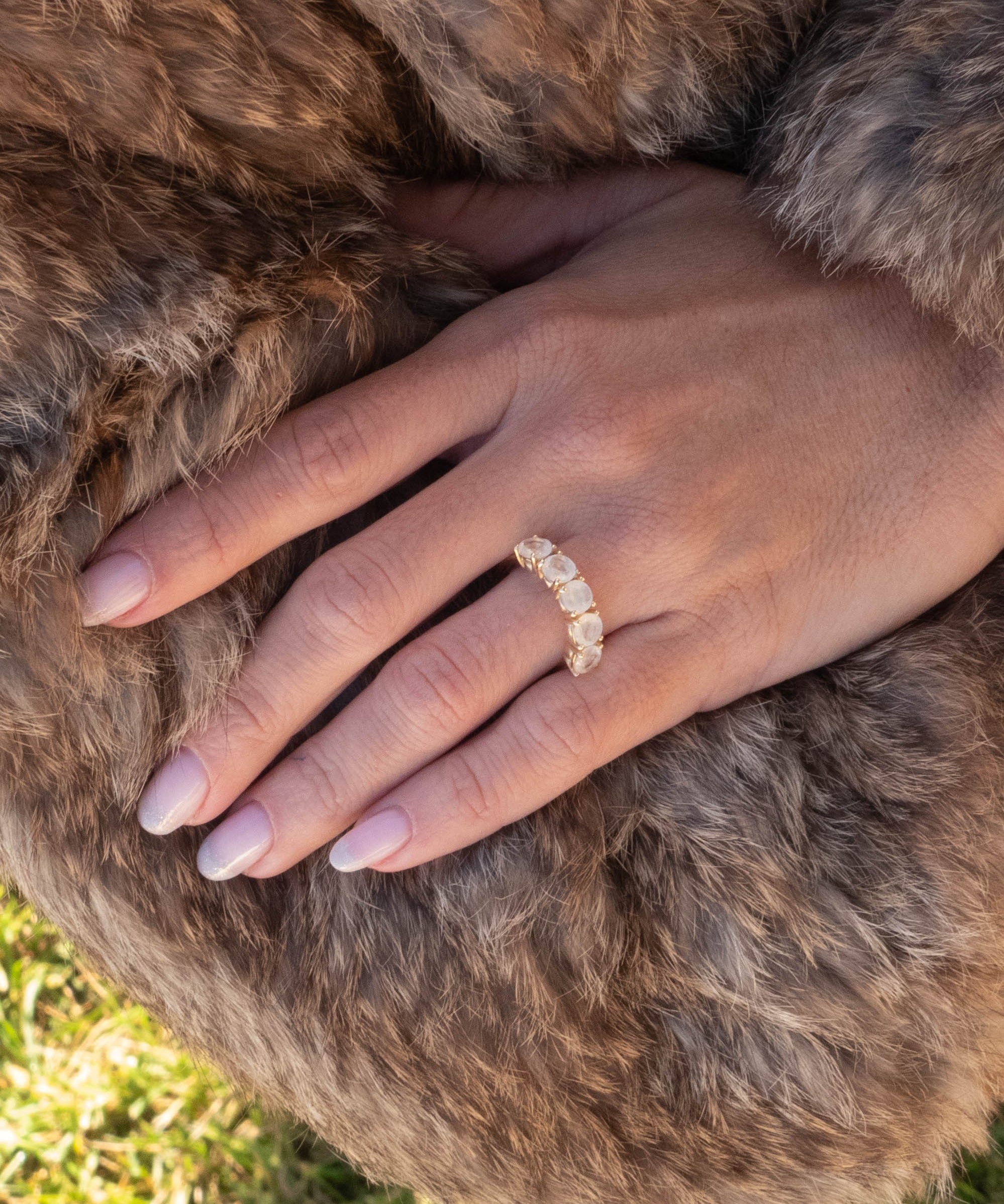 ANILLO CINCO SENSES PIEDRA LUNA