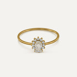 ANILLO ROSETÓN MINI PIEDRA LUNA