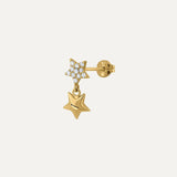 BINARY STAR EARRING