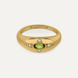 ASTEROID PERIDOT RING