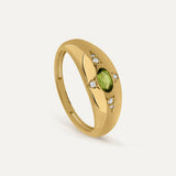 ASTEROID PERIDOT RING