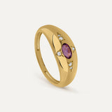 ANILLO ASTEROIDE AMATISTA