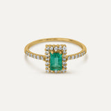 RING PROMESS ESTELA SMARAGD