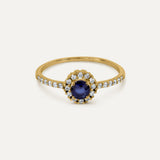 ANILLO ROUND ESTELA ZAFIRO